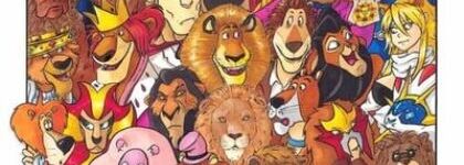 Cette illustratrice regroupe les personnages célèbres en les classant par familles d'animaux