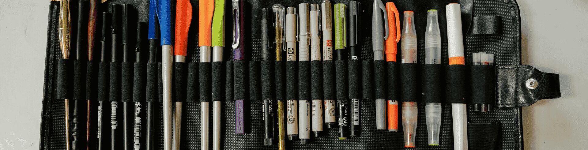 Les m&eacute;diums de pr&eacute;cision en dessin : stylo-bille, feutre ou marqueur ?