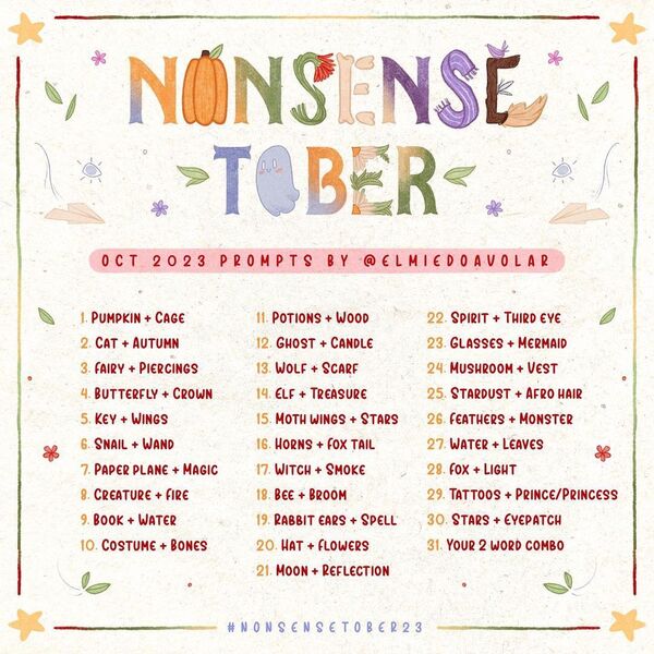 liste nonsensetober2023