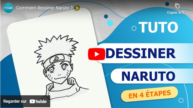Vidéo comment dessiner Naruto ?