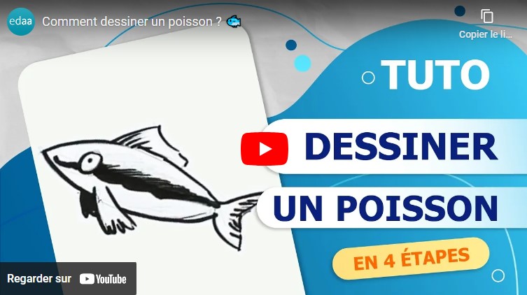 vido comment dessiner un poisson ?