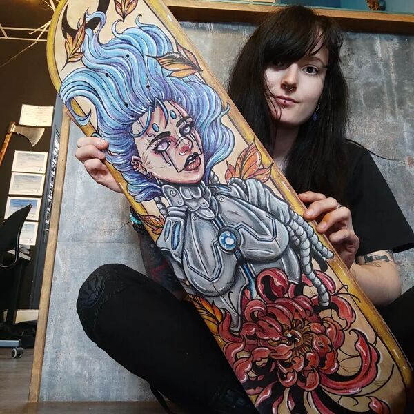 axelle, tatoueuse grâce à edaa