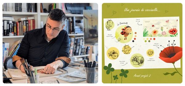Arnaud, de l'illustration à la BD