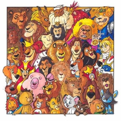 dessin lion