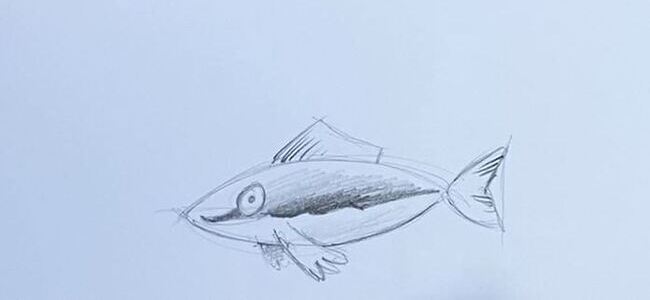 comment dessiner un poisson