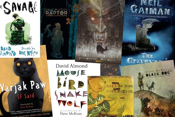 couvertures illustrees par dave mckean