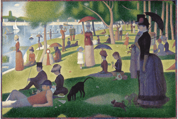 Un dimanche apr�s-midi � l'�le de la Grande Jatte par George Seurat
