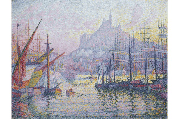 Le port de St Tropez par Paul Signac