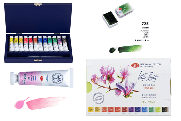 white nights aquarelle