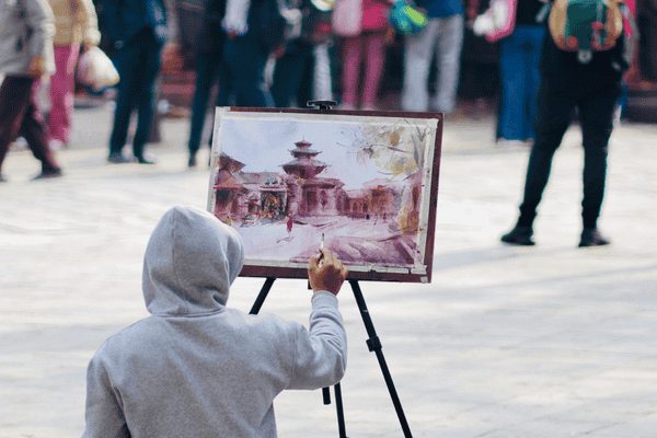 urban sketching aquarelle