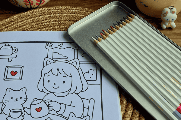 dessin lofi sur papier