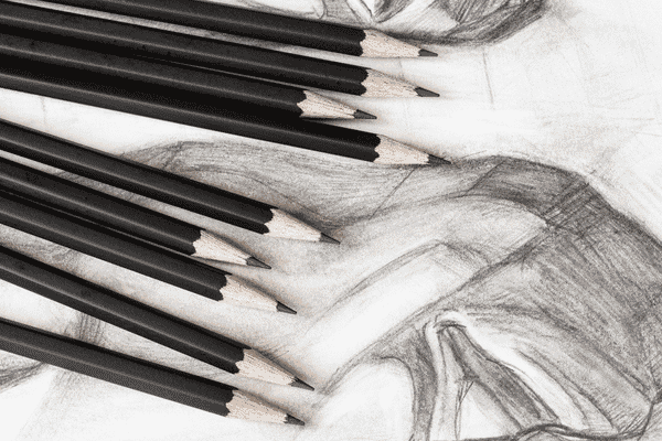 dessin au crayon graphite