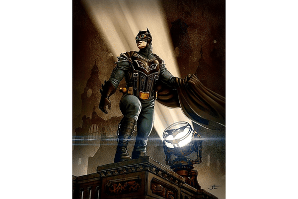 Dessin de Batman dans un style steampunk par Jason Lee
