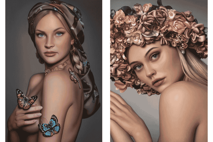Dessins hyperr�alistes par Anna Halldin Maule