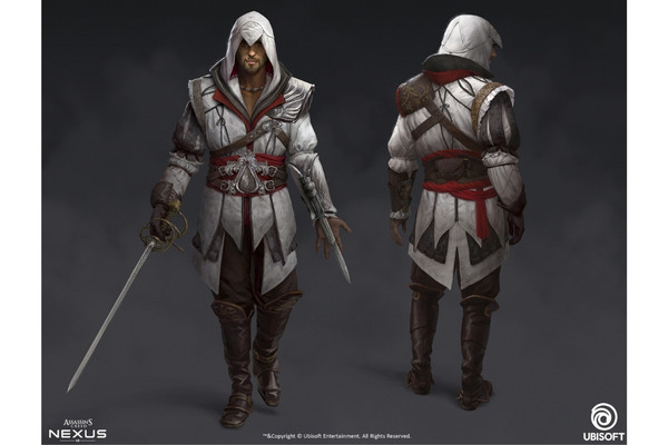 assasin's creed chara design corel painter