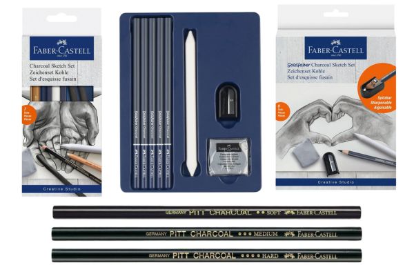 crayons fusain faber castell