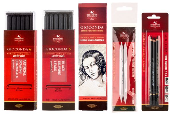fusain en crayon gioconda koh i noor