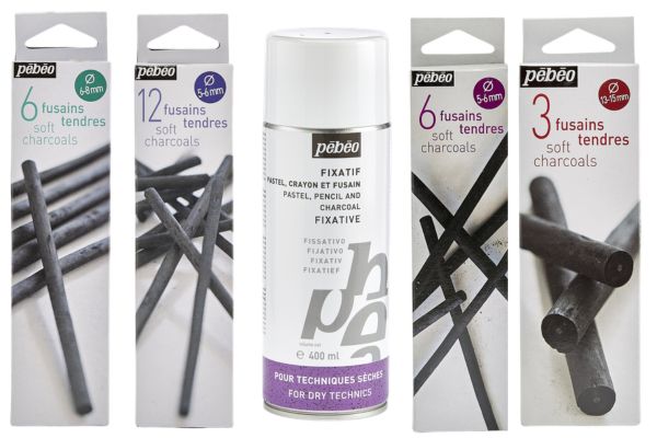 poudre de fusain pebeo