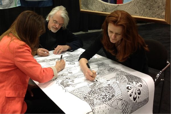 zentangle dessin avec maria thomas et rick roberts
