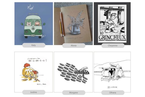 Dessins r�alis�s pendant l'Inktober 2022